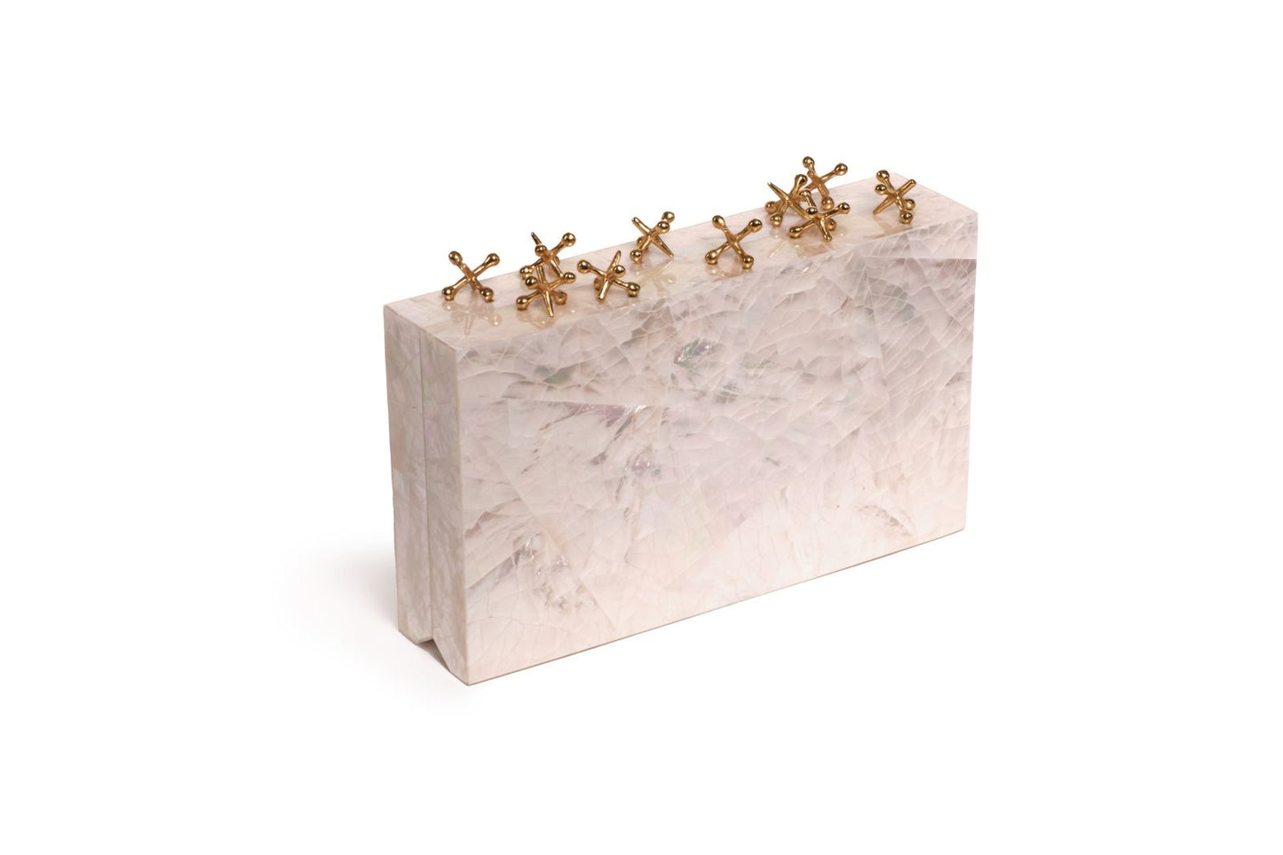 Jackstone Minaudiere in Mother-of-Pearl
