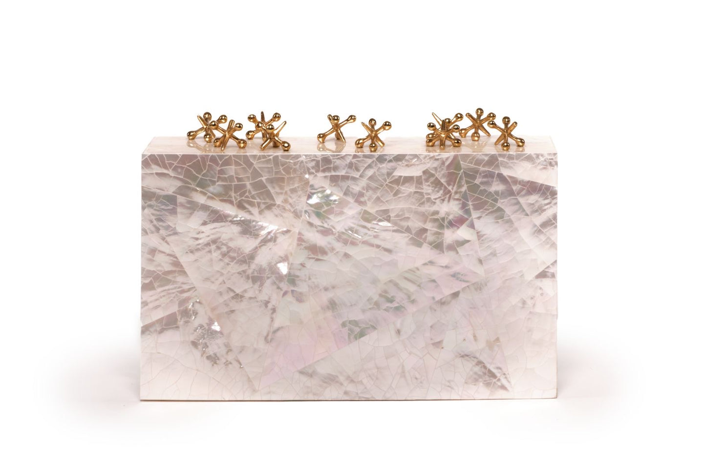 Jackstone Minaudiere in Mother-of-Pearl