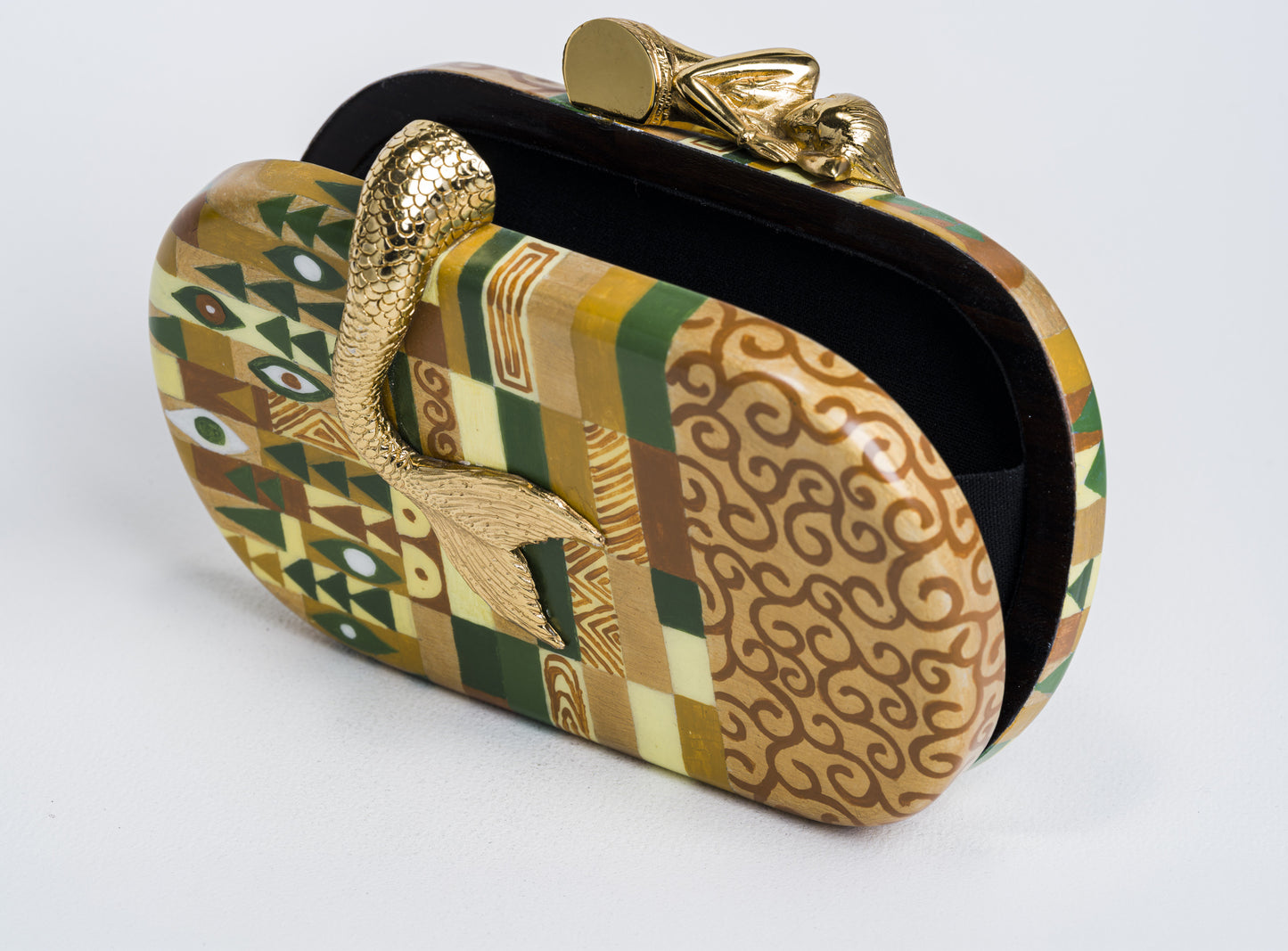 Siren Minaudiere in Klimt Green