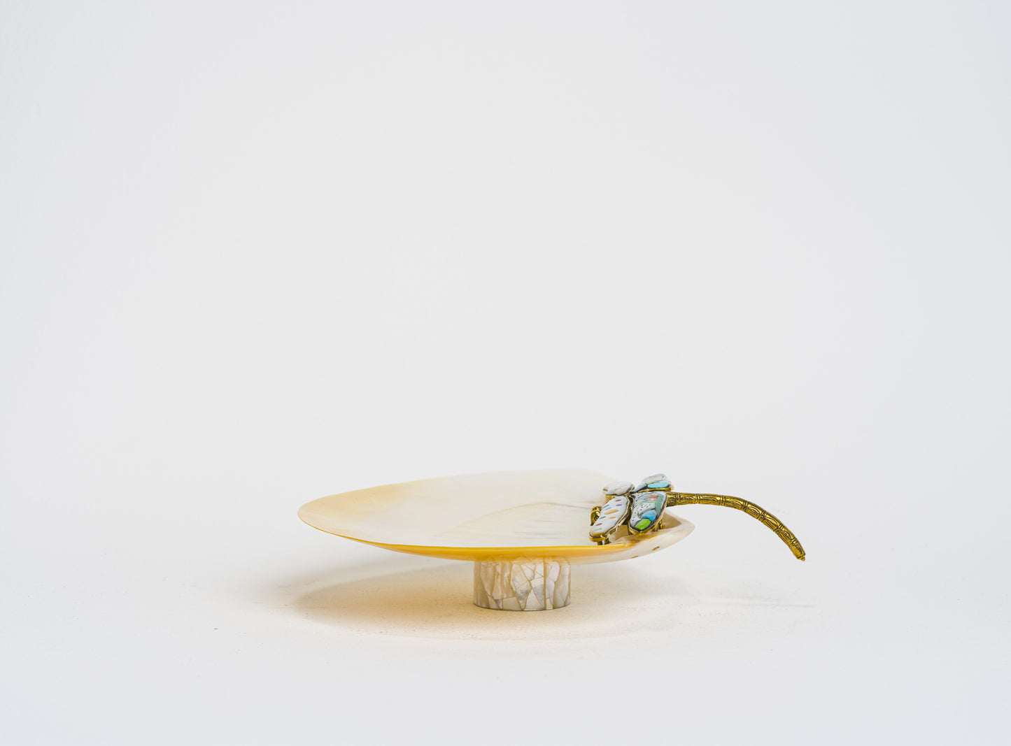Dragonfly MOP dish in Paua Shell