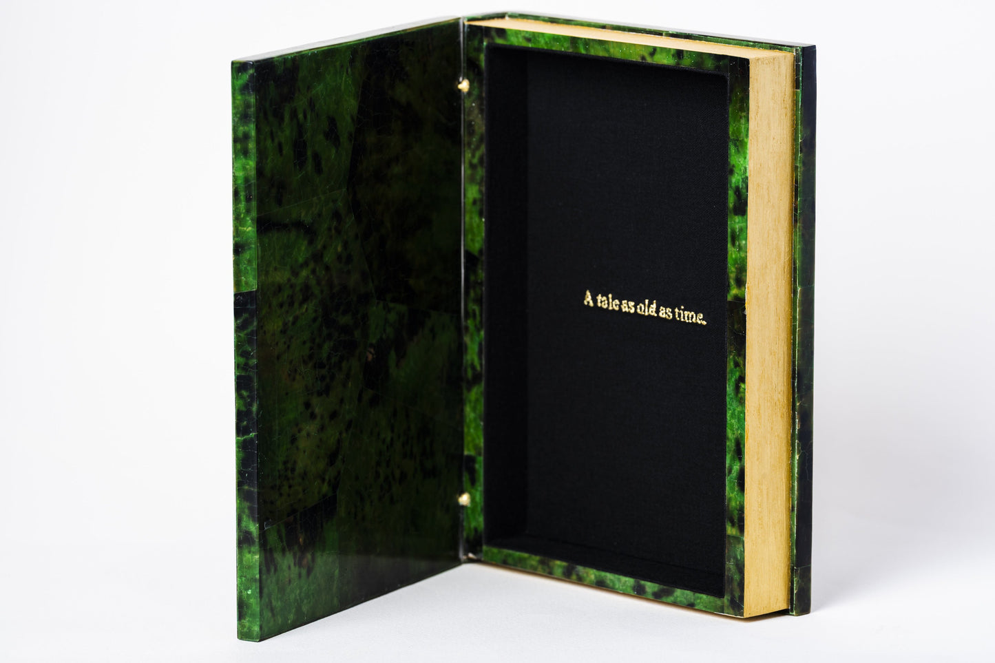 Book Minaudiere in Emerald Green Penn Shell