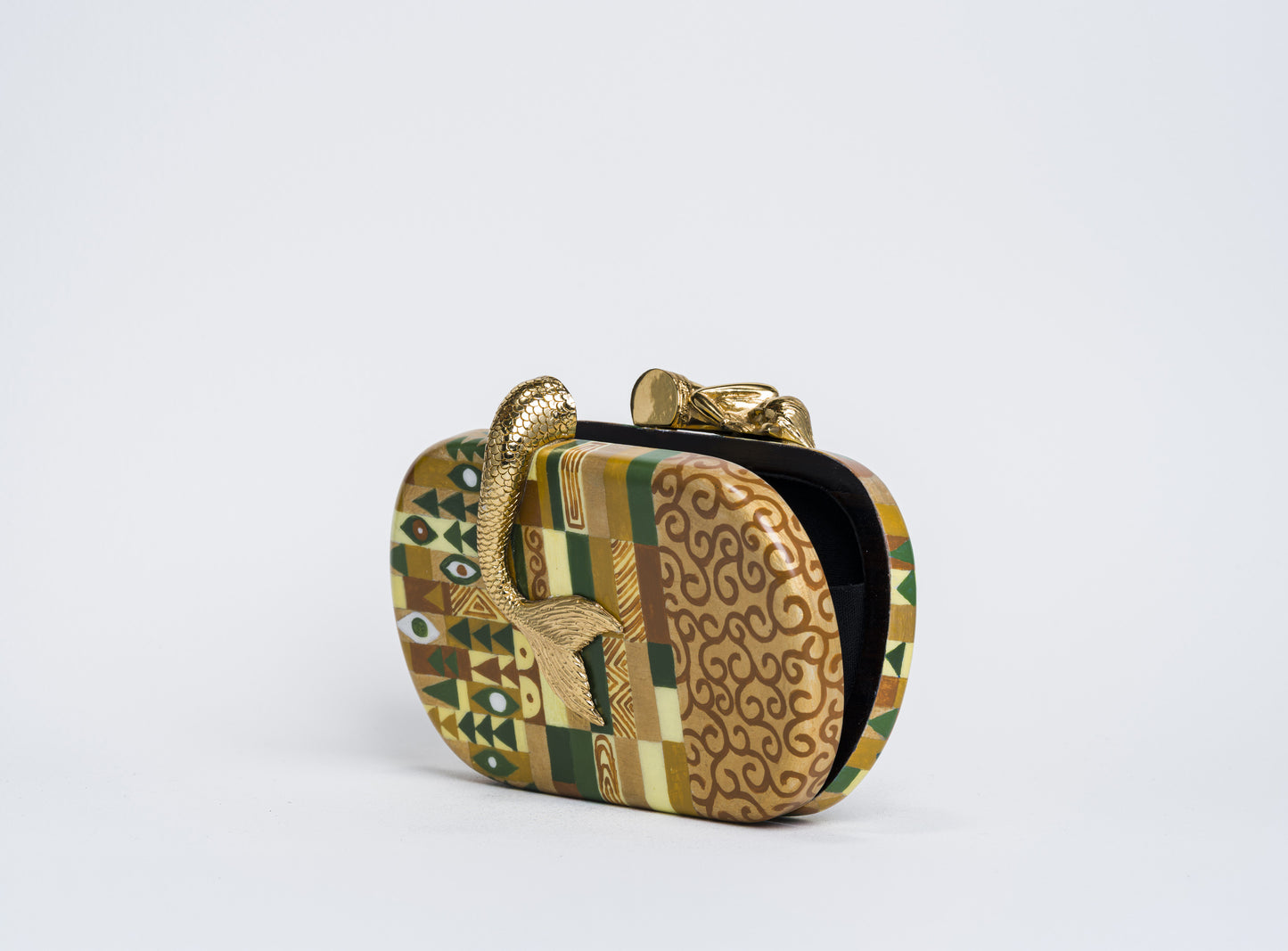 Siren Minaudiere in Klimt Green