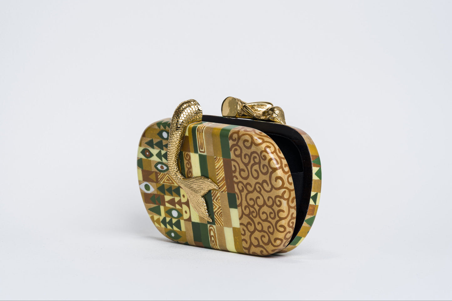 Siren Minaudiere in Klimt Green