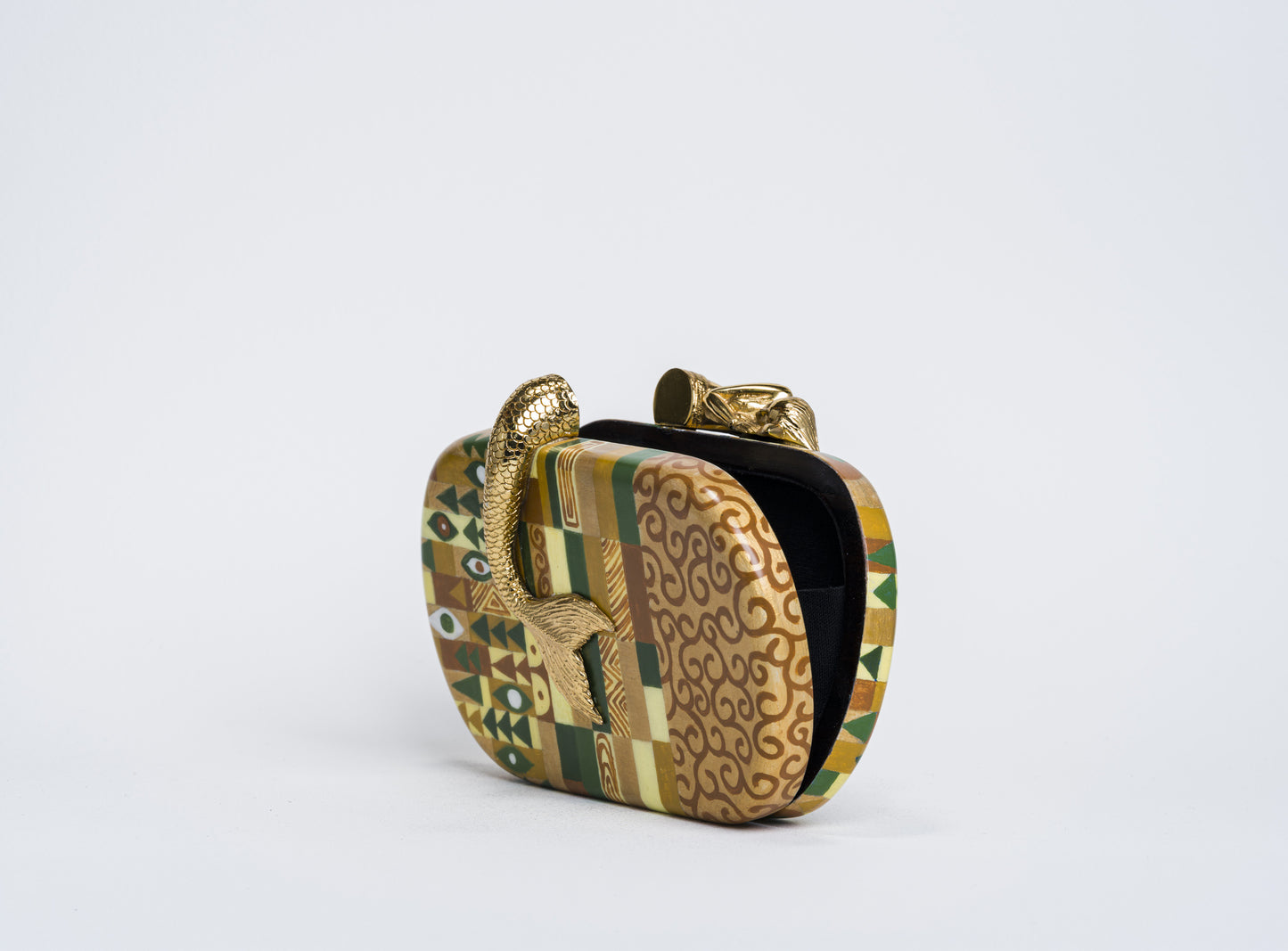 Siren Minaudiere in Klimt Green