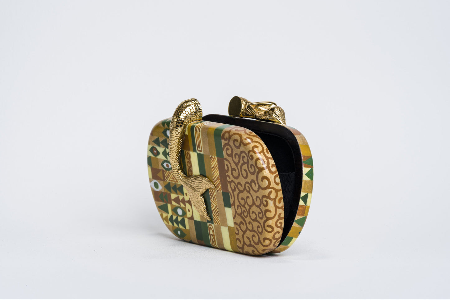 Siren Minaudiere in Klimt Green