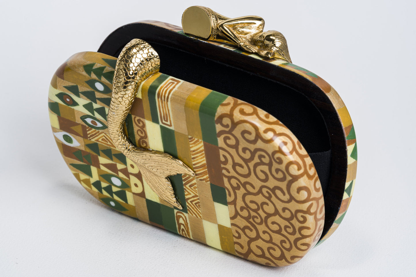 Siren Minaudiere in Klimt Green
