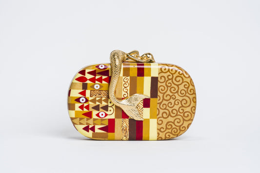 Siren Minaudiere in Klimt Red