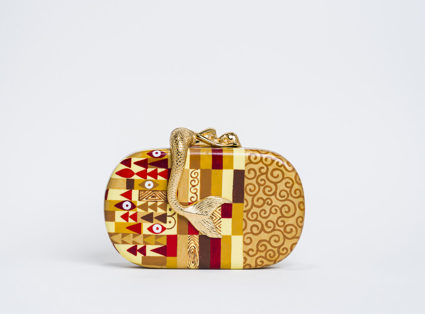 Siren Minaudiere in Klimt Red