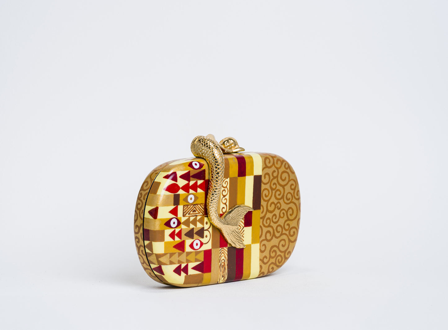 Siren Minaudiere in Klimt Red