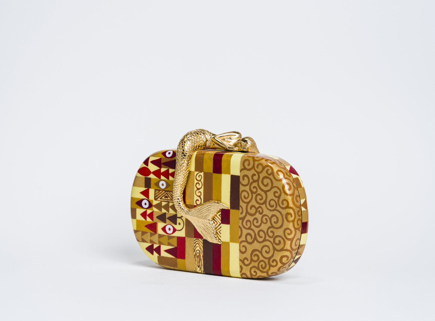 Siren Minaudiere in Klimt Red
