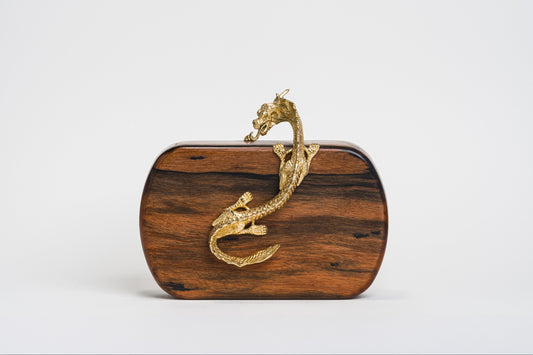 Suzy Wong Minaudiere in Kamagong Wood
