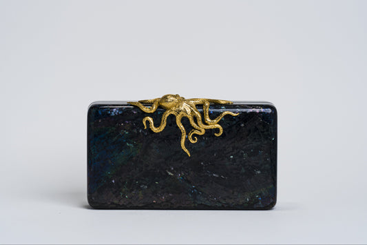 Octi Minaudiere in Rainbow Tab Shell