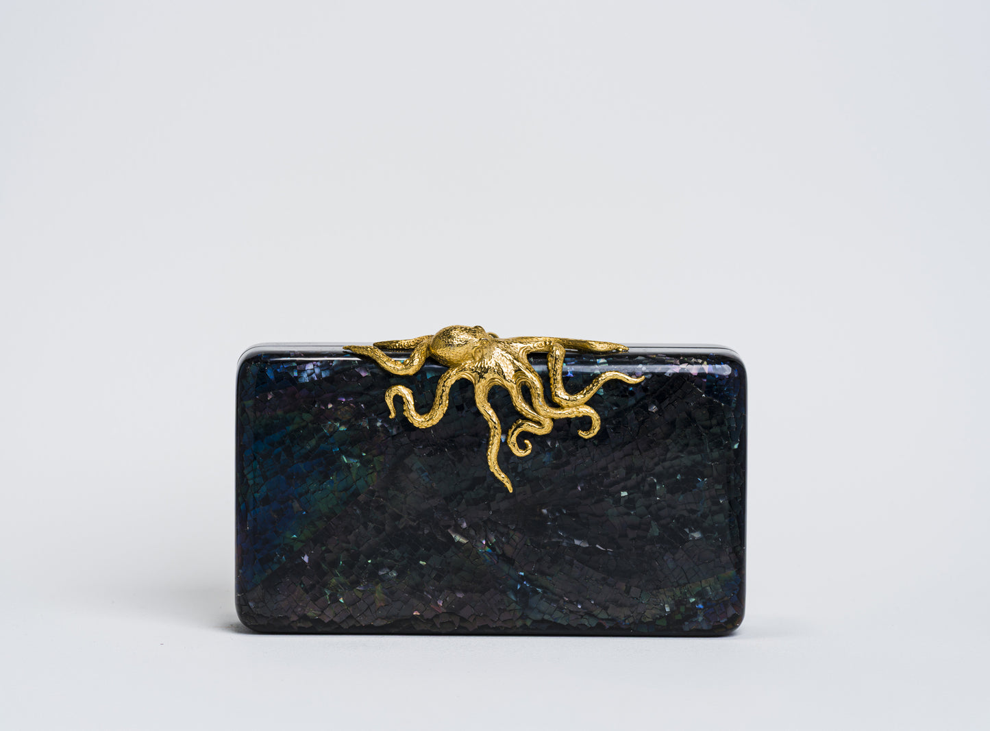 Octi Minaudiere in Rainbow Tab Shell