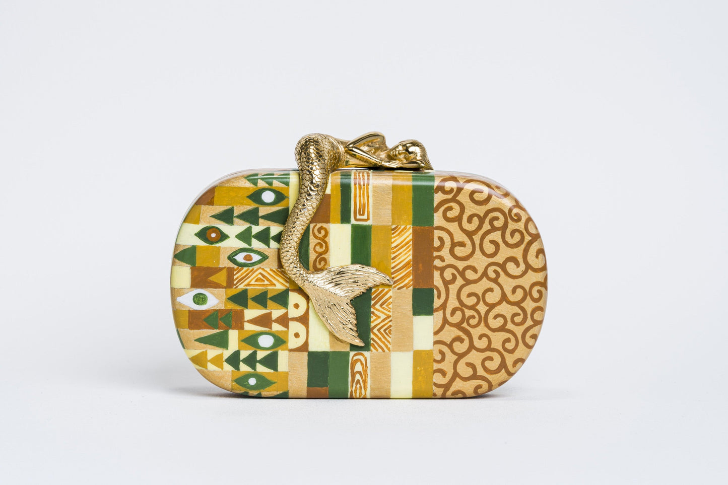 Siren Minaudiere in Klimt Green