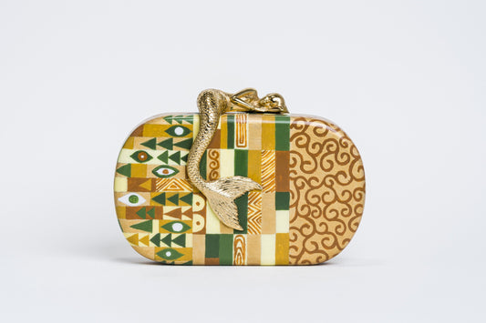 Siren Minaudiere in Klimt Green