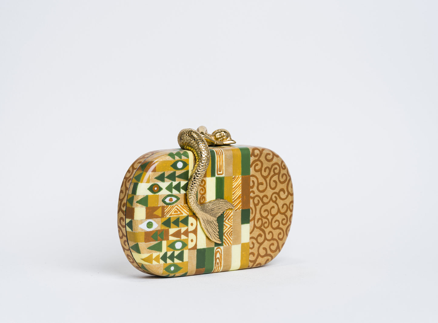 Siren Minaudiere in Klimt Green