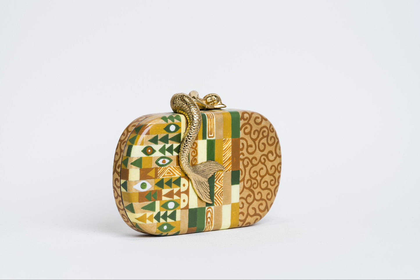 Siren Minaudiere in Klimt Green
