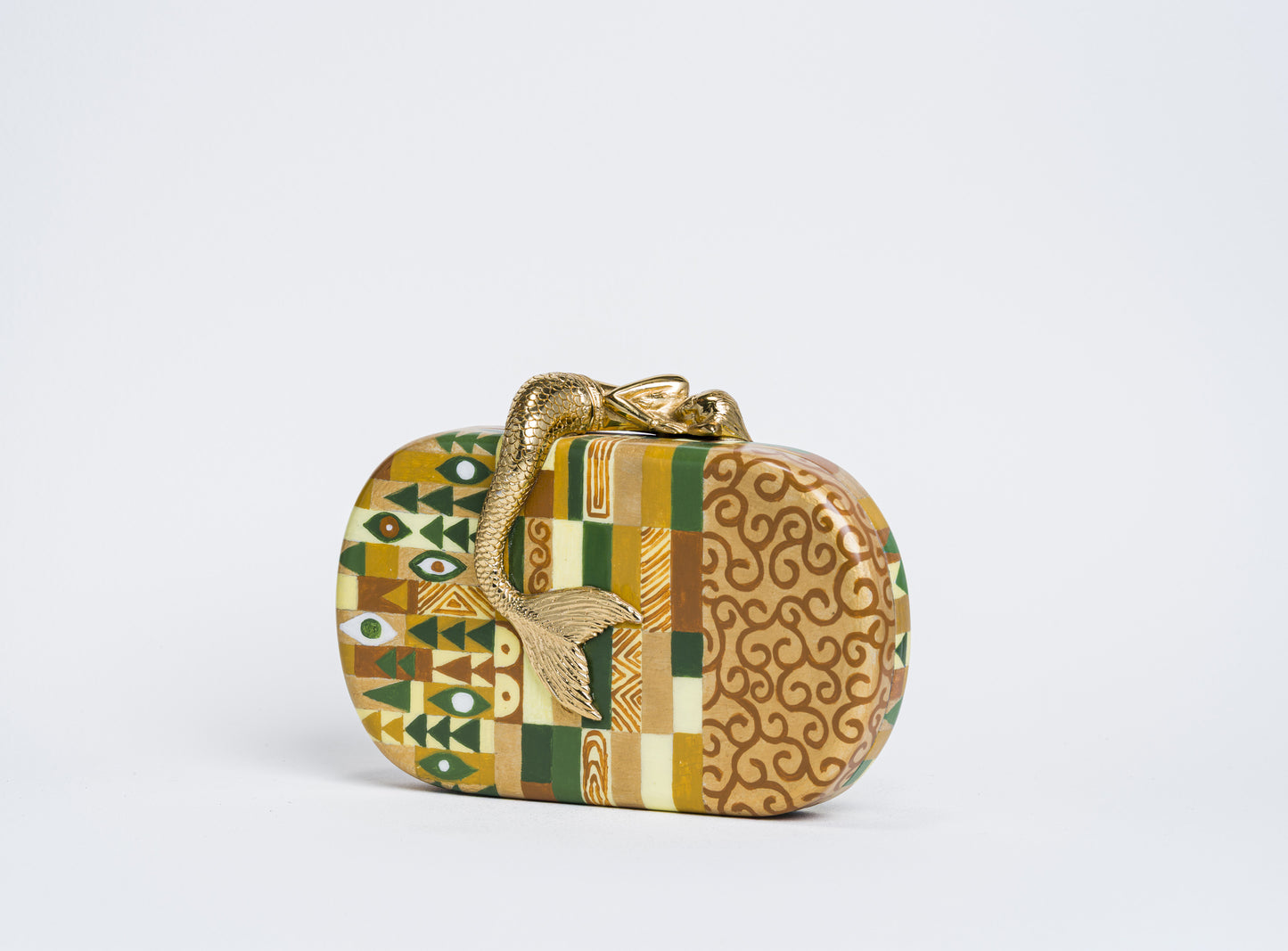 Siren Minaudiere in Klimt Green