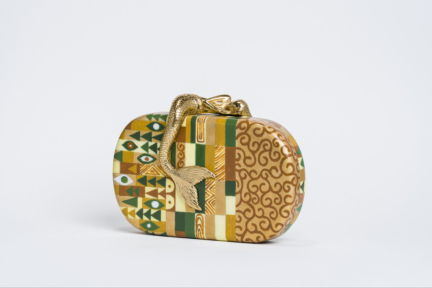 Siren Minaudiere in Klimt Green
