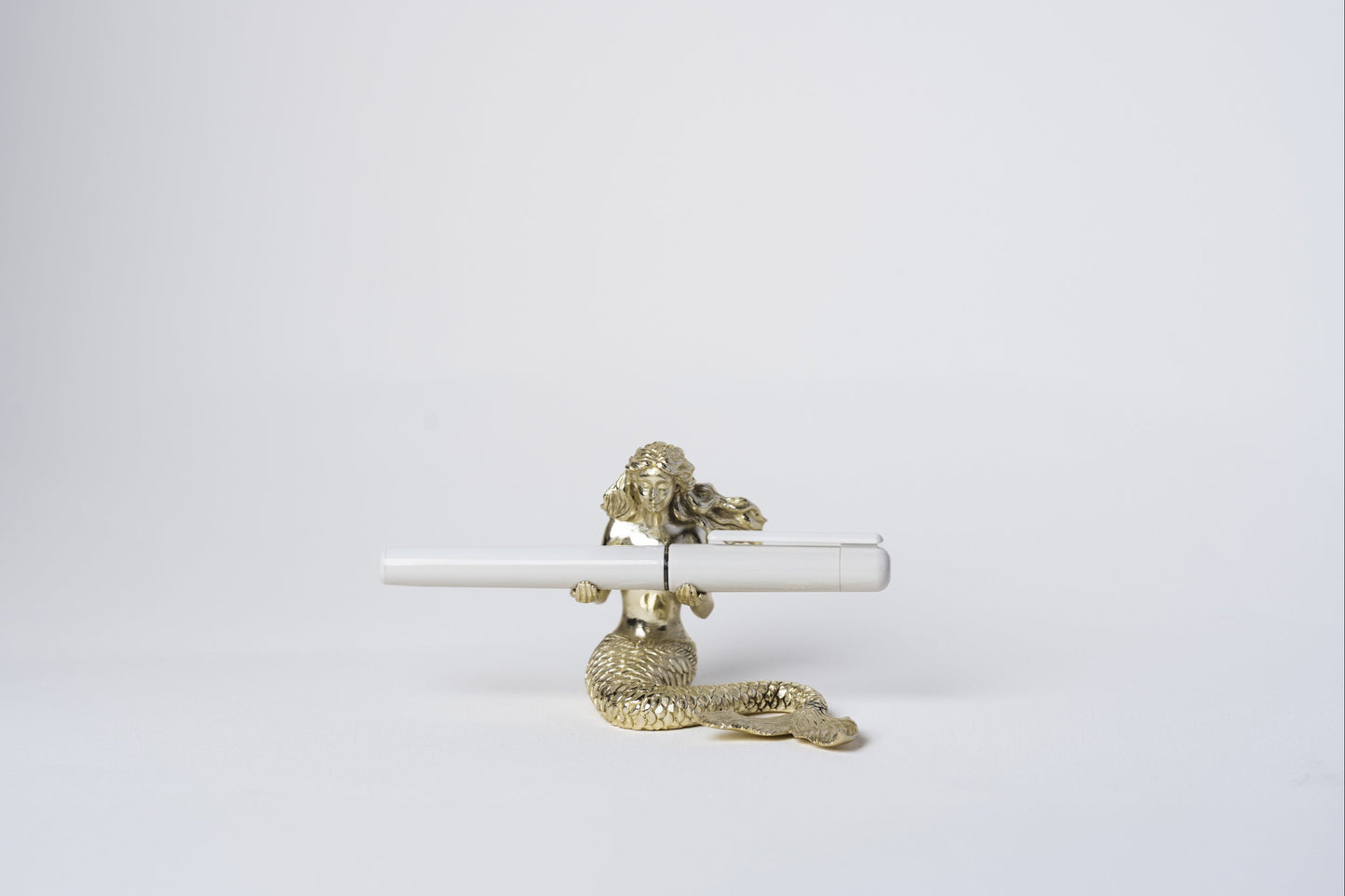 Siren Pen Holder in Silver