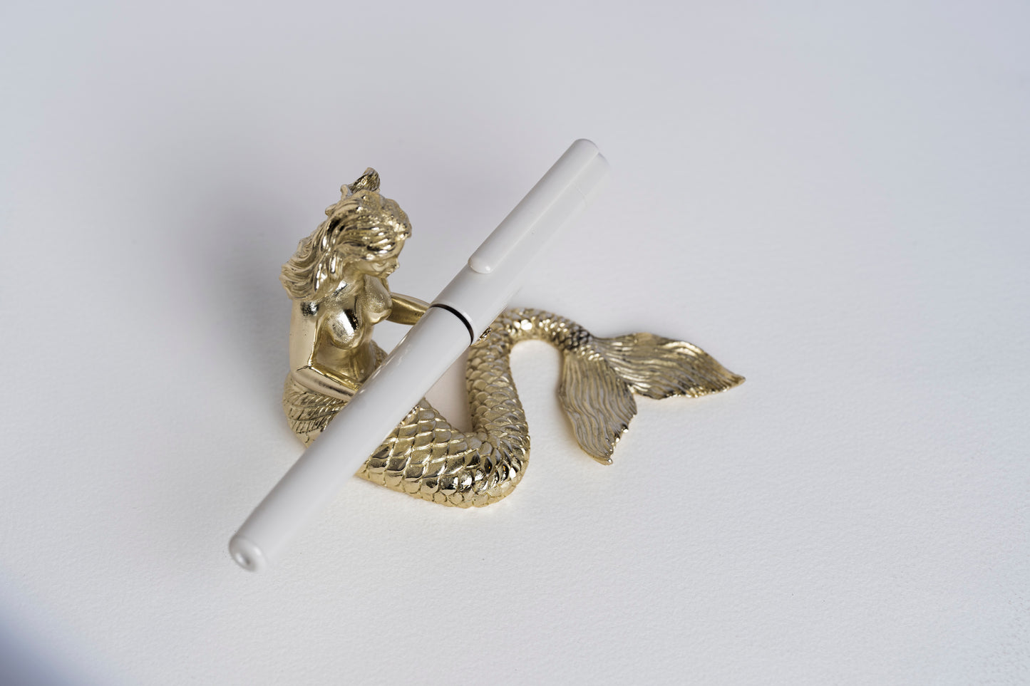 Siren Pen Holder in Silver