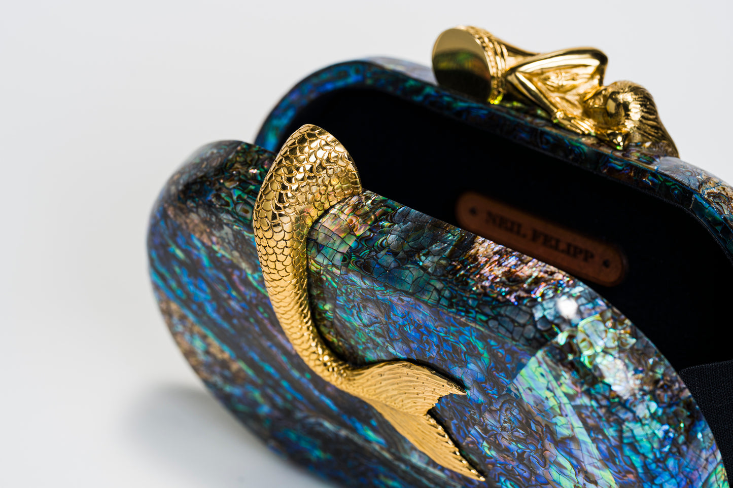 Siren Minaudiere in Paua Shell