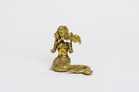 Siren Pen Holder in Gold