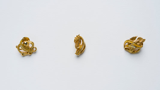 Triton's Brooches in Yellow MOP Shell